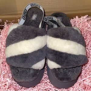 UGG Disco Stripe Platform Slides